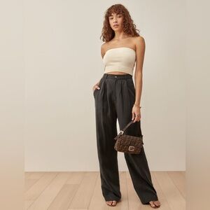 Reformation ELISA COTTON KNIT TUBE TOP